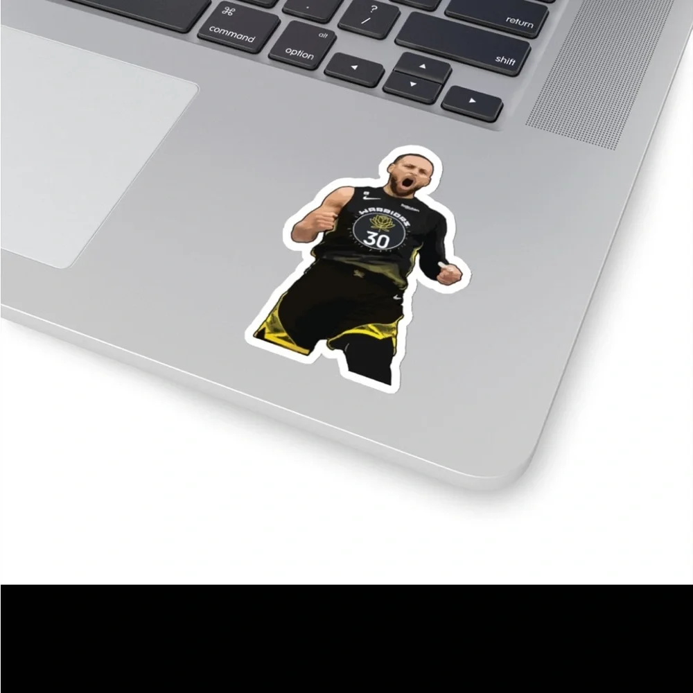 Steph Curry Golden State Warriors NBA Basketball Sticker Decal